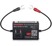 Monitor de batería Bluetooth BM2 12V Analizador de batería de automóvil Prueba Herramienta de diagnóstico de batería para Android IOS Negro
