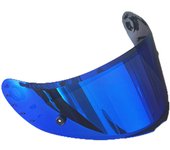 Casco Visor Lente fotocromática Máscara Parabrisas Casco Anti Fog para Mt-V-14 Marrón oscuro Azul