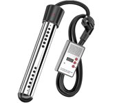Calentador de bañera 3000w Calentador de inmersión eléctrico Calentador de inmersión de viaje, Calentador de inmersión de acero inoxidable, Calenta...