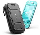 Mumba estuche de viaje para Nintendo Switch Lite 2019 para Nintendo Switch 2017 Estuche protector de doble protección Bolsa de bolsa Negro