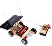 Ensamble el control remoto del automóvil solar RC Coche Juguetes educativos DIY Ciencia Tecnología Coche Juguetes para C Color de la foto