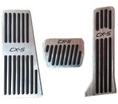 Pedales de coche para Mazda Cx5 Cx-5 Cx 5 Kf 2017 2018 2019 2020 2022 Acelerador de gas Freno de acero inoxidable Sin almohadillas de pedal de perf...