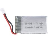 3.7V 2000mAh Lipo Batería 903048 Li-ion Batería/Cargador RC Quadcopter Accesorio Reparación Pieza de Repuesto para KY601S H11D H11C RC Drones