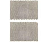 2x Cerámica nido de abeja soldada placa de calefacción para estufa de gas 135x95x13mm Nuevo