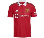 Adidas 2022-2023 Man Utd Authentic Home Shirt Blanco Large 42-44 inch Chest