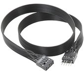 Cable de extensión de 9 pines macho a hembra de audio HD de la placa base 30CM