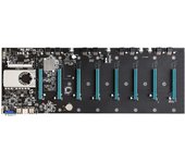 BTC-S37 Accesorios de minería Conjunto de CPU de la placa base 8 ranuras PCIE 16X Tarjeta de sonido de bajo consumo de energía para la minería de B...