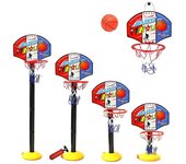 Aro de baloncesto para niños y soporte de altura ajustable, bomba de bola de red Baloncesto portátil Deportes de actividad al aire libre en interio...