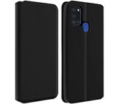 Avizar Estuche para Galaxy A21s Wallet Function Stand - negro