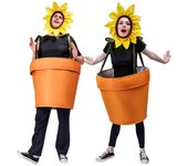 Divertido disfraz de planta en maceta de girasol Juego de rol de Halloween Accesorios de disfraces FF434