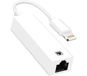 Avizar Adaptador Ethernet RJ45 para iPhone Lightning y iPad 100 Mbps Velocidad Blanco