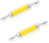 Pack 10w 78mm R7s Bombillas Led Regulables Blanco Frío 6000-6500k 100w Reemplazo Halógeno J78, Tubo base R7s de doble extremo, Ángulo de haz 360, E...