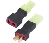 2Pcs / Set Enchufe T Inalámbrico Macho / Hembra a Mini Tamiya Adaptador de Conector Hembra / Macho