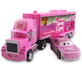 2 piezas de historia de coche tío Mcqueen consignación camión de carreras de coches modelo de juguete para niños películas fan regalos Pattern K