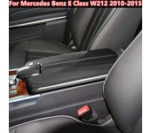 Cubierta de la caja del reposabrazos de la consola del centro del automóvil para Mercedes-benz Clase E W212 2010-2015 Abs Plastic Auto Armrest Cubi...