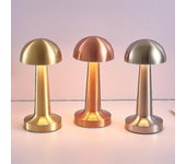 Vintage Bar Lámpara de mesa Batería portátil Led Noche Luces cálidas Lámpara recargable Nuevo Cobre