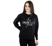 Absolute Cult Linkin Park Women's Sudadera Prism Smoke Negro Medium