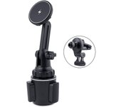 Soporte para portavasos para teléfono celular para automóvil, soporte para botella de bebida para cargador Magsafe para IOS