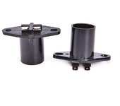 1pc 250v 2a Microondas Horno Soporte de lámpara E14 Base Microondas Horno Accesorios Negro