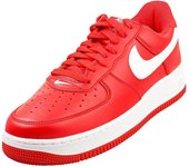 Nike Air Force 1 Low Retro Qs Zapatillas de moda para hombre en rojo blanco Blanco rojo 9.5 UK
