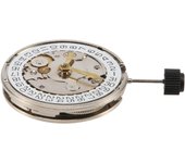 Reemplazo directo ETA 2824 Fecha Movimiento mecánico automático Reloj para hombre plata