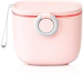 Recipiente portátil de leche en polvo para bebés, dispensador de leche en polvo, rosa