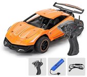 2.4g Rc Metal Drift Racing Car Toy Off Road Radio Remote Control Vehicle Electronic Remo Hobby Toys Lamborghini Mclaren Model Tipo 1-naranja