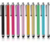 20pcs Universal Touch Screen Stylus Pen capacitiva Slim Stylus Pens para tabletas de teléfonos móviles Color aleatorio
