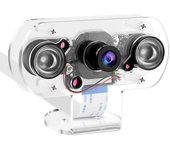 para Raspberry Pi 4B Cámara con Soporte y Cable Módulo de Cámara IR 5MP OV5647 Webcam Automáticamente S negro