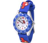 Reloj para niños, niños Reloj de pulsera impermeable Movimiento de cuarzo, Diseño de dibujos animados en 3D, reloj digital para niños de 3 años a 1...