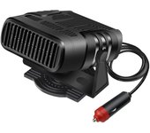 Calentador de coche de alta potencia Descongelador Calentador de coche Calentador de ventilador de coche 12v Calentamiento rápido Desempañador 120w...