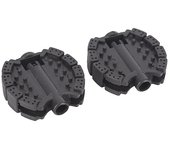 unbrand 1 par de pedales de repuesto para bicicleta infantil, triciclo, bebé, accesorios de bicicleta Negro 1 Pair