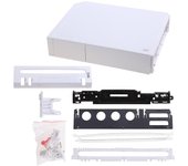 Cubierta de la carcasa del host de juegos para la pieza de reparación de repuesto de la consola de juegos Wii Blanco
