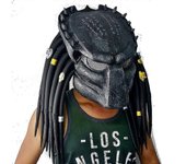 Casco Predator Réplica Máscara Máscara de Látex Halloween Cosplay Disfraz Prop Latex