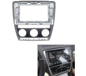 5pcs / set Car Stereo Radio 10.1 pulgadas Fascia Frame Adapter 2din Dvd Player Panel Dash Frame para Skoda Octavia 2004-2014