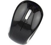 Mini pequeño ratón inalámbrico para viajes óptico portátil mini ratón inalámbrico con receptor USB para PC portátil Negro