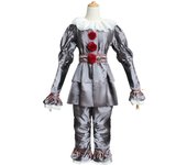 Halloween Pennywise Disfraces para adultos Set Halloween cosplay Horror Ropa para eventos Fotografía Vida cotidiana S