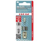 Paquete de Maglite antorcha - Magnum Star II Xenon bombilla D + C una célula Maglites - solo bulbo