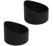 1 par de oculares de goma Copas oculares Un par de protectores oculares Diámetro interior 34 mm 36 mm para microscopio Binoculares Telescopios