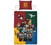 Lego Harry Potter Wizard Single Duvet Set de funda nórdica y funda de almohada