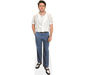 Celebrity Cutouts Niall Horan (Camisa blanca) Recorte de cartón (tamaño natural O tamaño mini). Pie. Párate. Mini Size Cutout