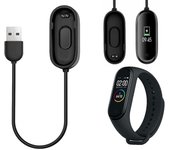 Cargador INF para Xiaomi Mi Band 4 Pulsera de stock Negro