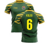 Airo Sportswear 2025-2026 Camiseta de rugby South Africa Springboks Home Concept (Kolisi 6) Verde Medium - UK Size 12