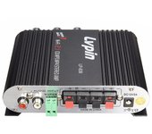 Lvpin838 Subwoofer 2.1 Canales Super Bass Hifi 12v Cd Mp3 Mp4 Amplificador de radio estéreo para el coche Negro