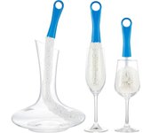 3pcs Jarra de vino Cepillo de limpieza Limpiador de botellas flexible Bolas de limpieza de jarra Multifunción Herramientas de limpieza doméstica pa...