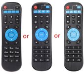 mando a distancia para tv box, controlador de repuesto para T95 HK1 MX10 X88 X96 TX6 Negro