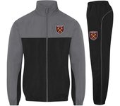 West Ham United FC West Ham United hombres chándal chaqueta y pantalones conjunto oficial de fútbol regalo Cresta gris/de color XL