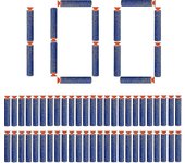 100 Piezas 7.2cm Ventosa Dardos Recarga Balas Flechas de Espuma Accesorios Compatibles Con Nerf N-strik