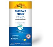 Country Life Omega 3 Mood, 90 Cápsulas Blandas (Pack de 1)