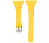 Correa de reemplazo de la pulsera del reloj de silicona para el reloj Polar Ft4 Ft7 Ft Negro - Negro Amarillo